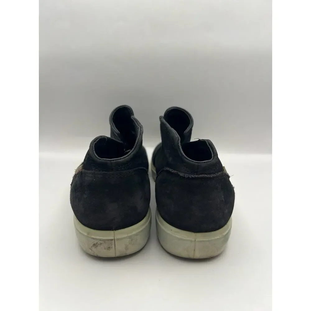 Ecco Soft 7 Low Zip Black Booties Size 41 Women Size 10 - 10.5
